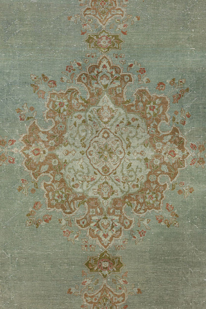 Vintage Tabriz Handwoven Transitional Rug, J81293