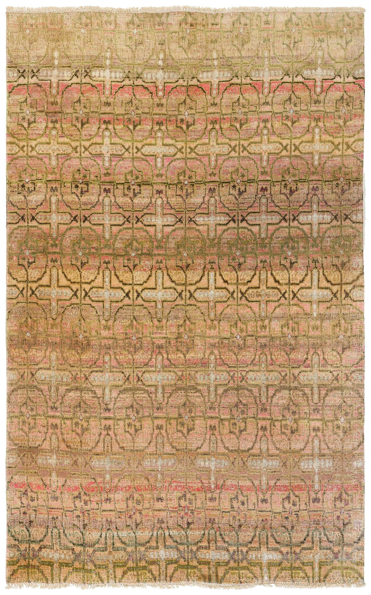 Tekke Repeating Handwoven Transitional Rug