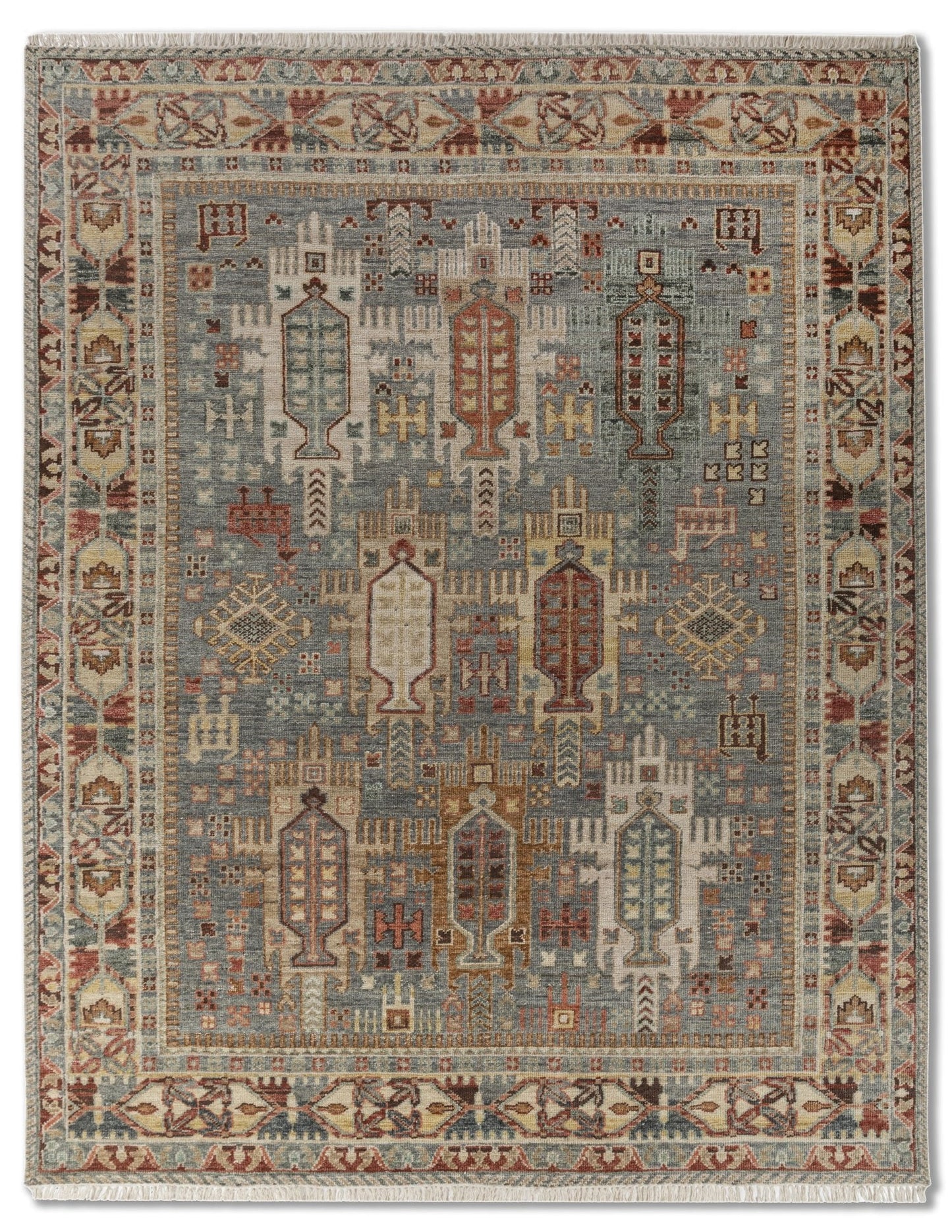  Timuri Baluch Handwoven Transitional Rug