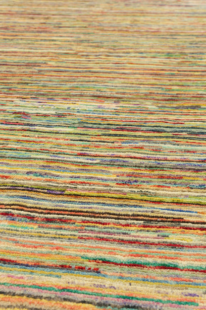 Abrash Handwoven Tribal Rug, J79528