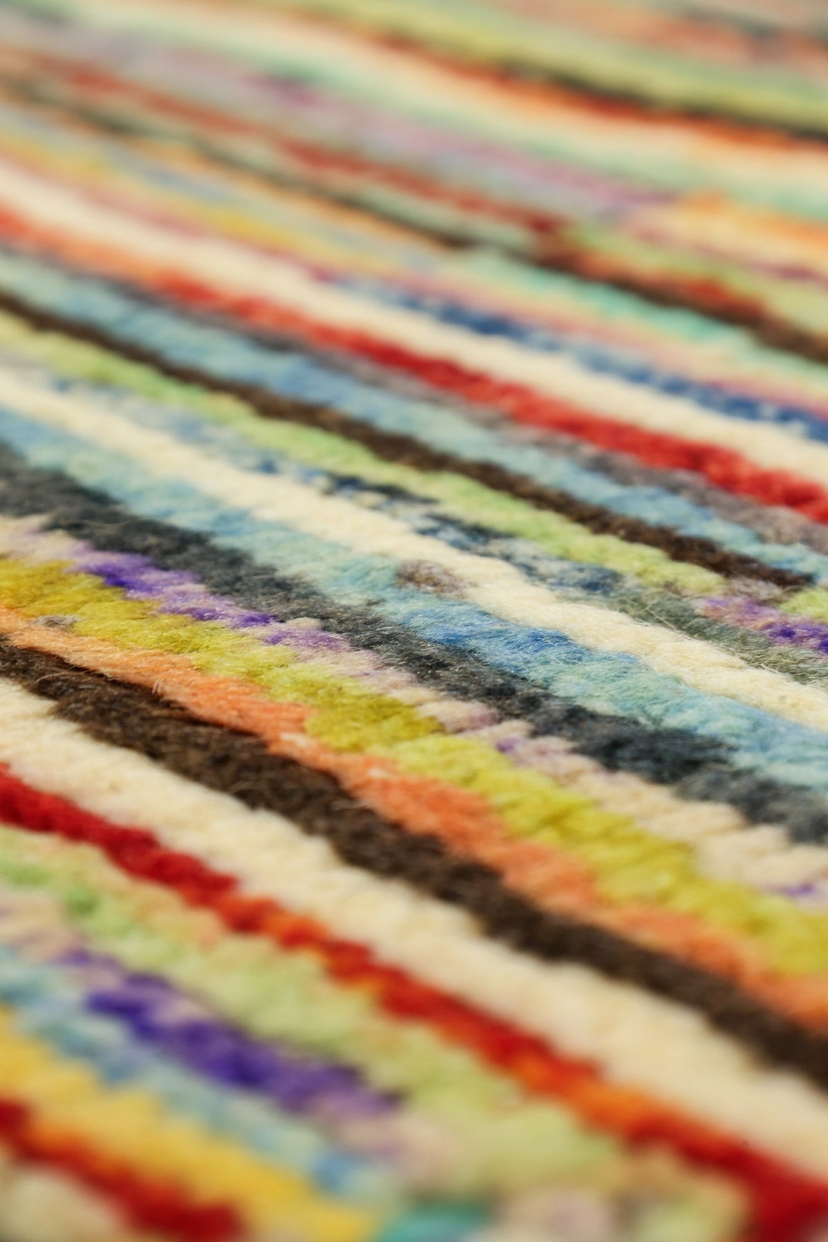 Abrash Handwoven Tribal Rug, J79528