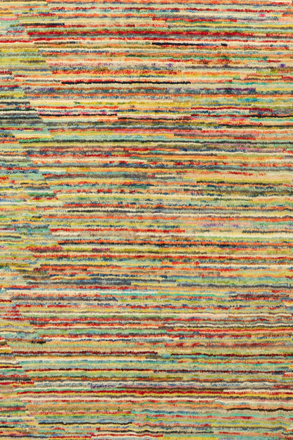 Abrash Handwoven Tribal Rug, J79528