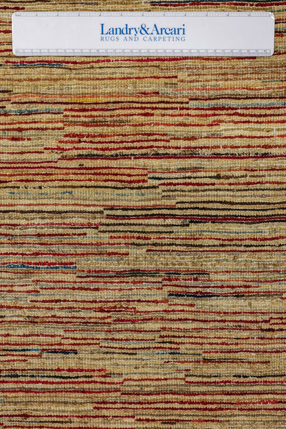 Abrash Handwoven Tribal Rug, J79531