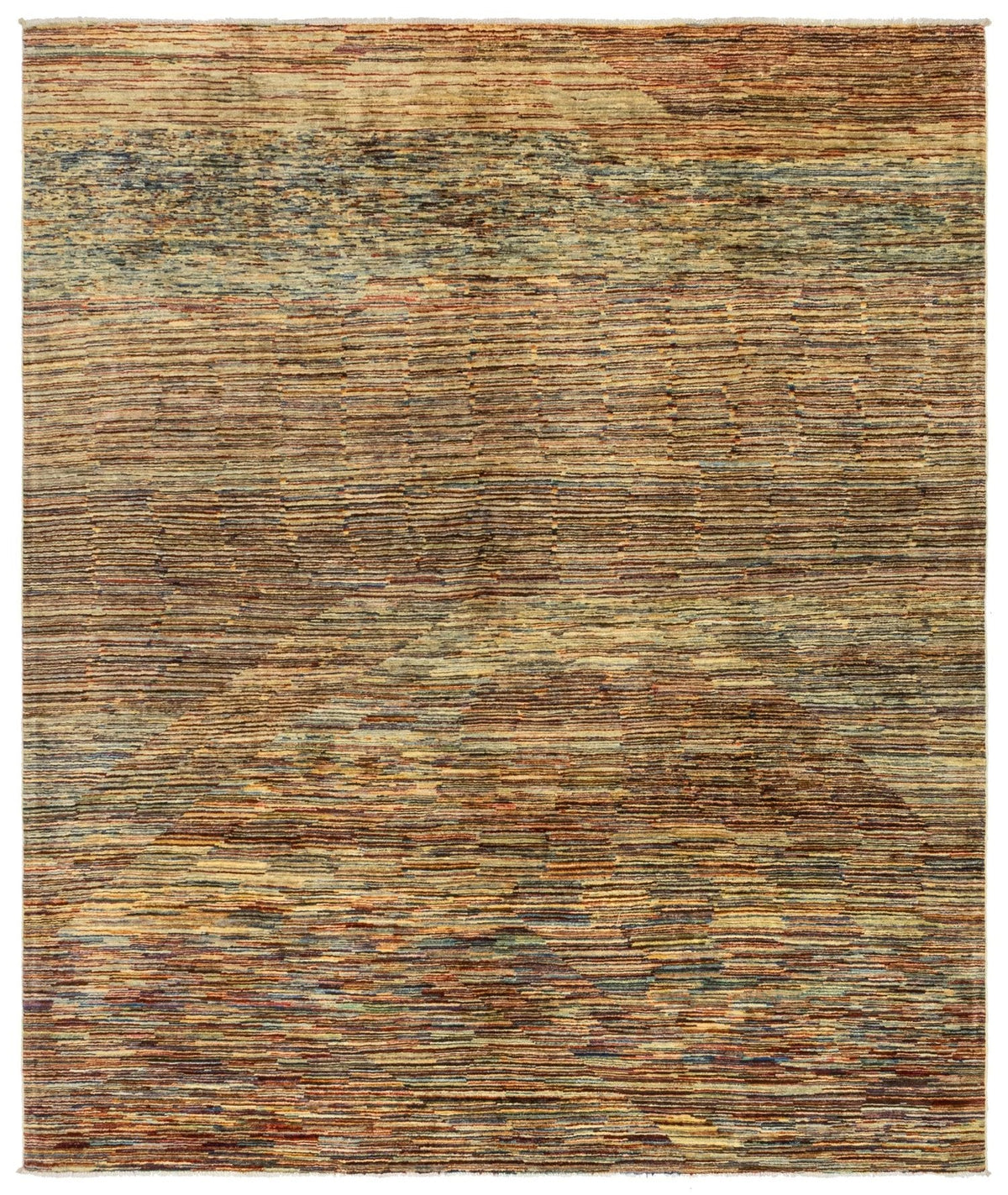 Abrash Handwoven Tribal Rug