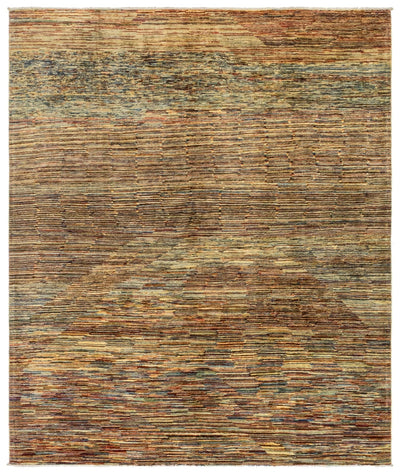 Abrash Handwoven Tribal Rug