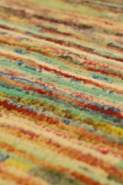 Abrash Handwoven Tribal Rug, J79534