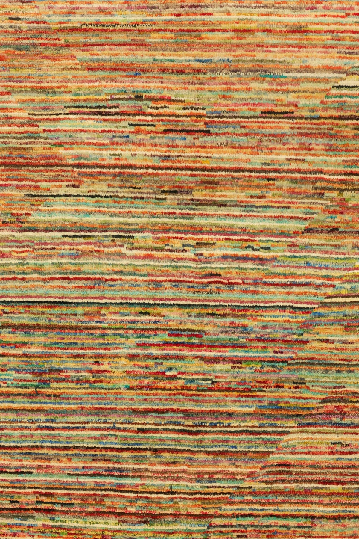 Abrash Handwoven Tribal Rug, J79534