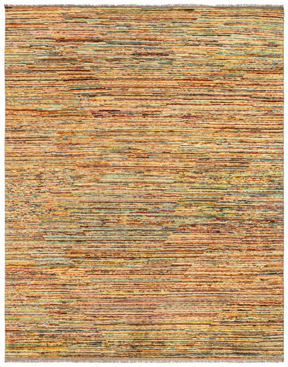 Abrash Handwoven Tribal Rug