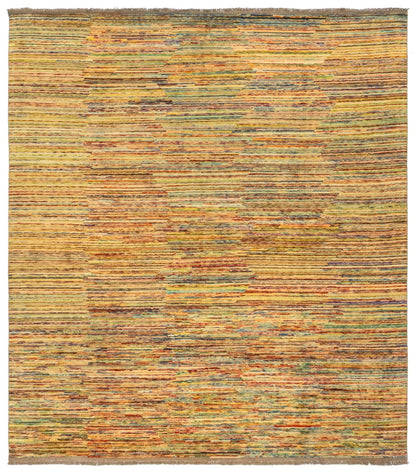 Abrash Handwoven Tribal Rug
