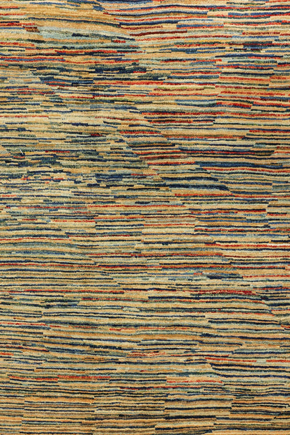 Abrash Handwoven Tribal Rug, J79539