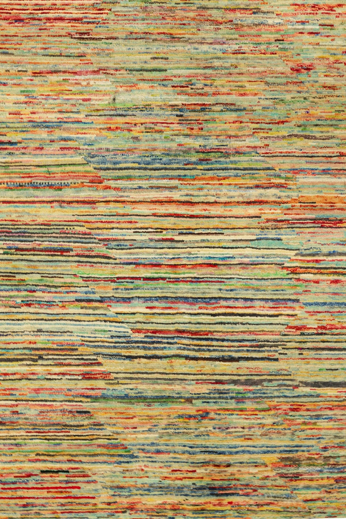 Abrash Handwoven Tribal Rug, J79541