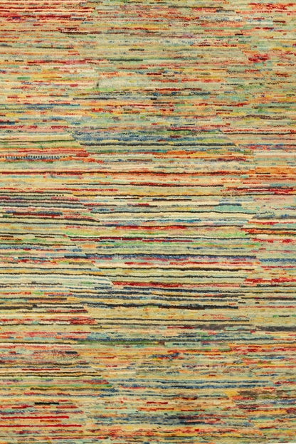 Abrash Handwoven Tribal Rug, J79541