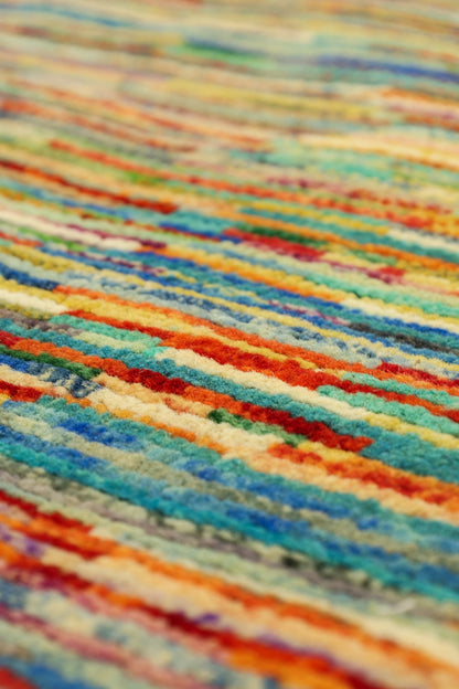 Abrash Handwoven Tribal Rug, J79543