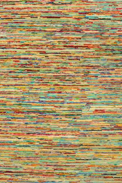 Abrash Handwoven Tribal Rug, J79543