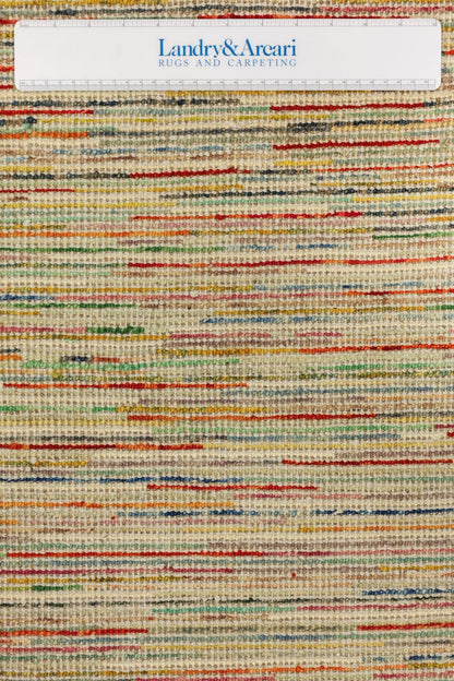 Abrash Handwoven Tribal Rug, J79543