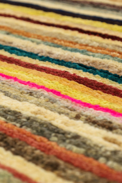 Abrash Handwoven Tribal Rug, J79544