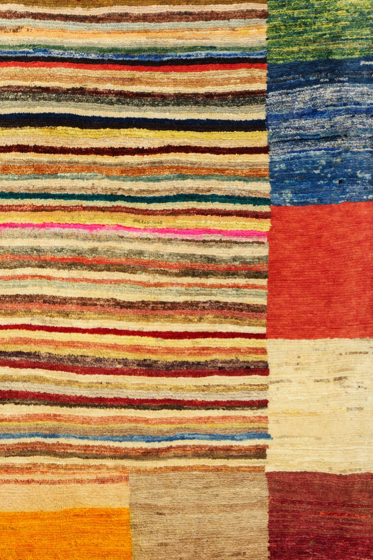 Abrash Handwoven Tribal Rug, J79544