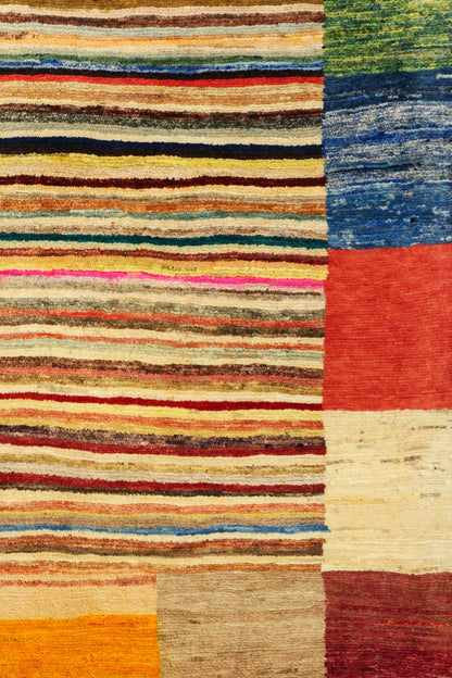 Abrash Handwoven Tribal Rug, J79544