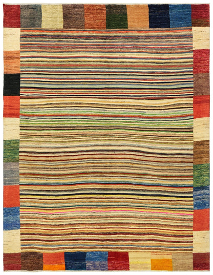 Abrash Handwoven Tribal Rug