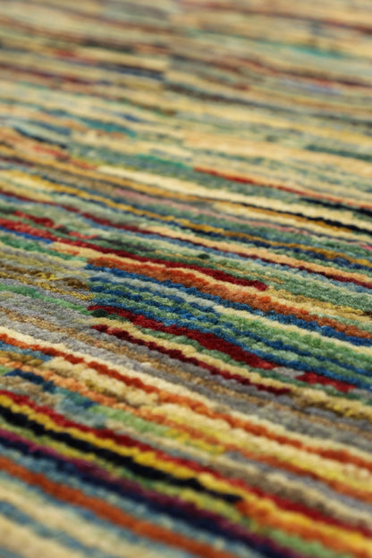 Abrash Handwoven Tribal Rug, J79545
