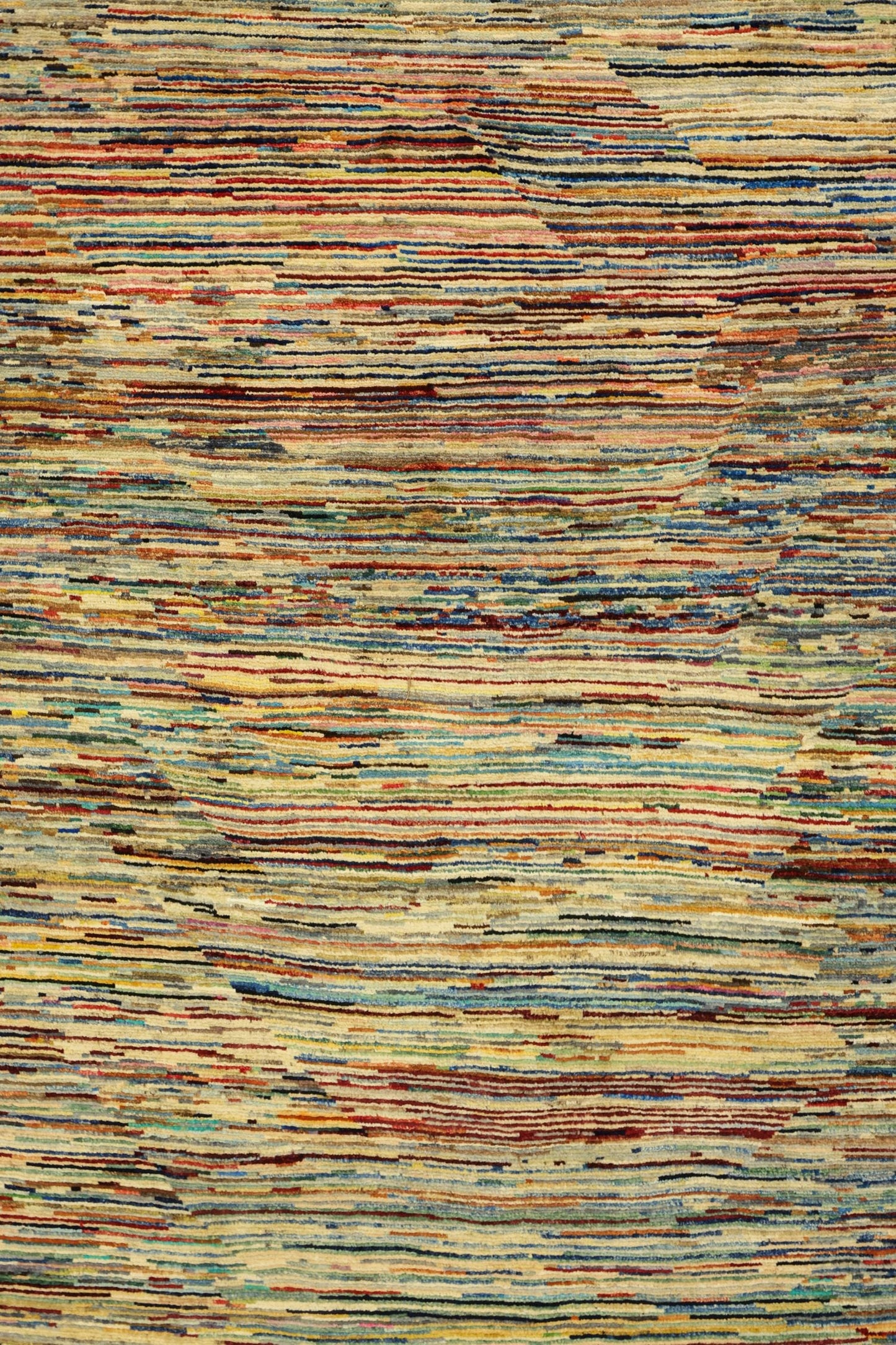 Abrash Handwoven Tribal Rug, J79545