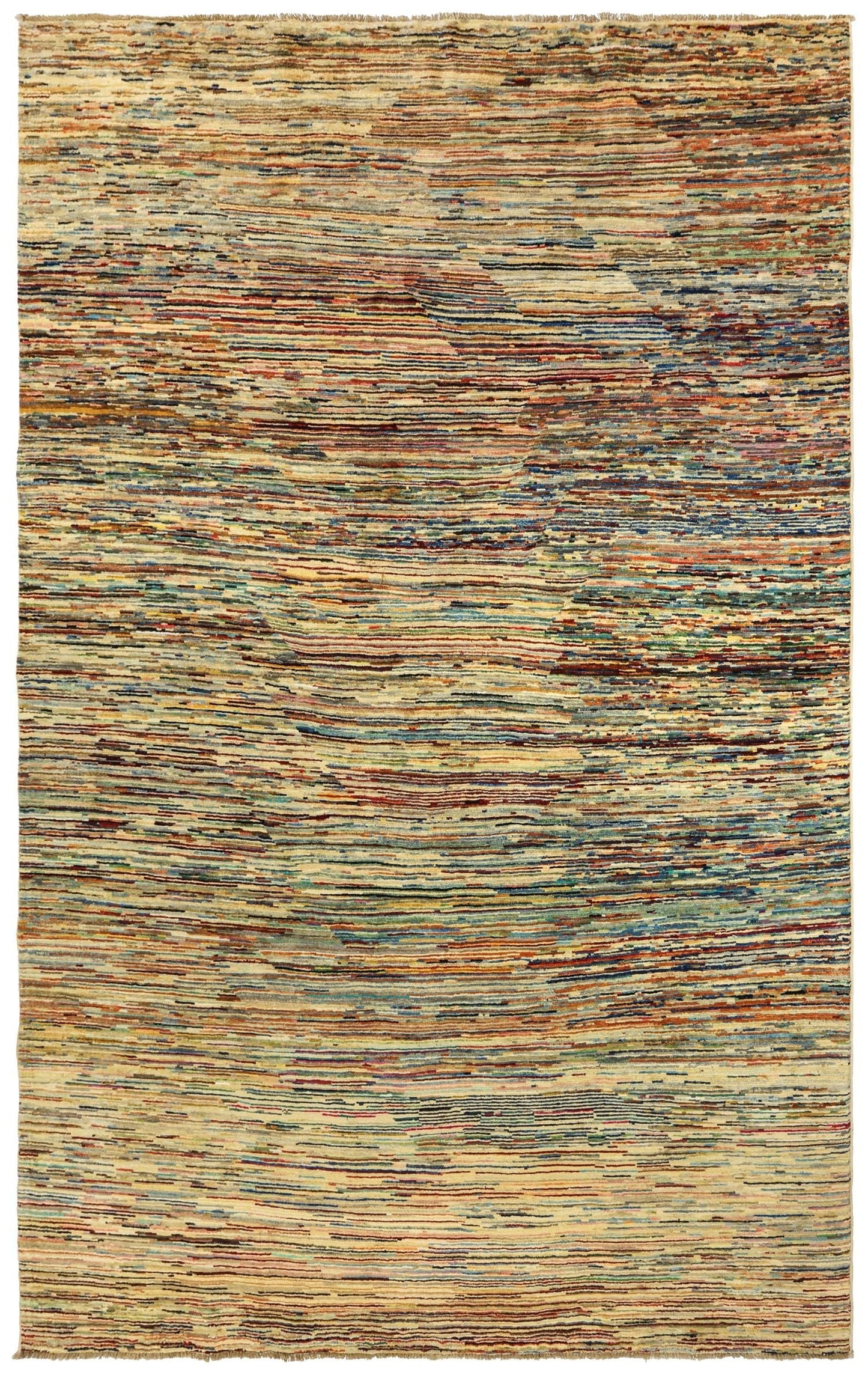 Abrash Handwoven Tribal Rug