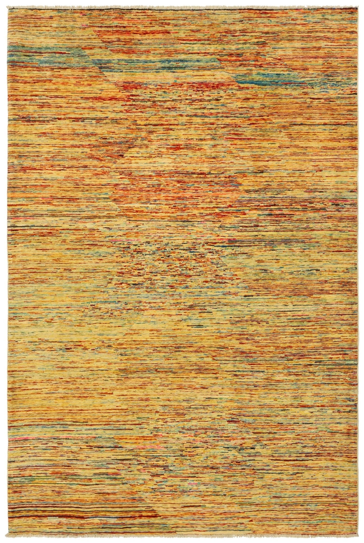 Abrash Handwoven Tribal Rug