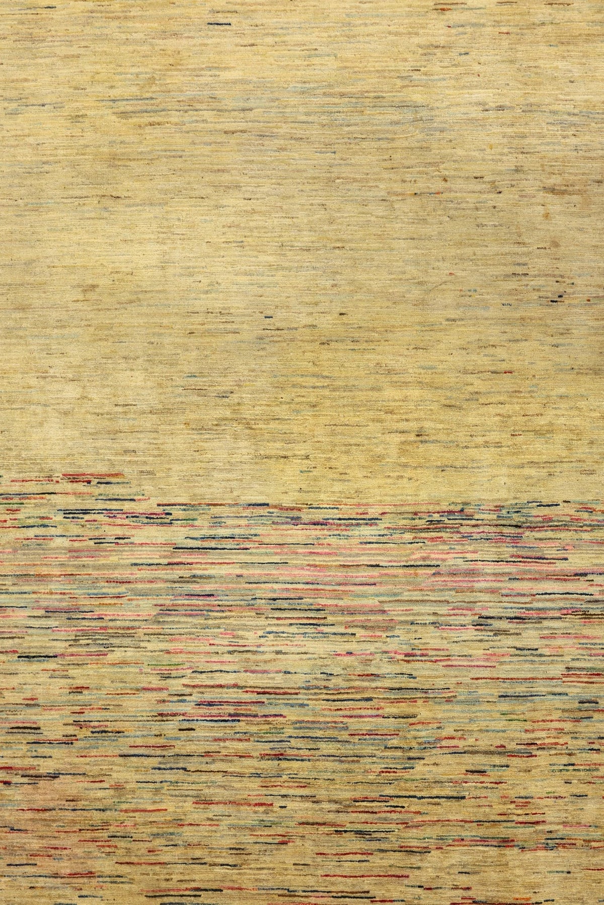 Abrash Handwoven Tribal Rug, J79557