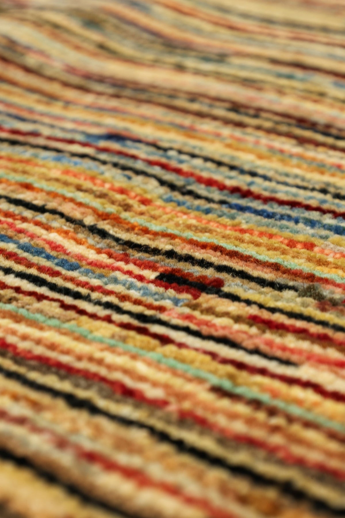 Abrash Handwoven Tribal Rug, J79558