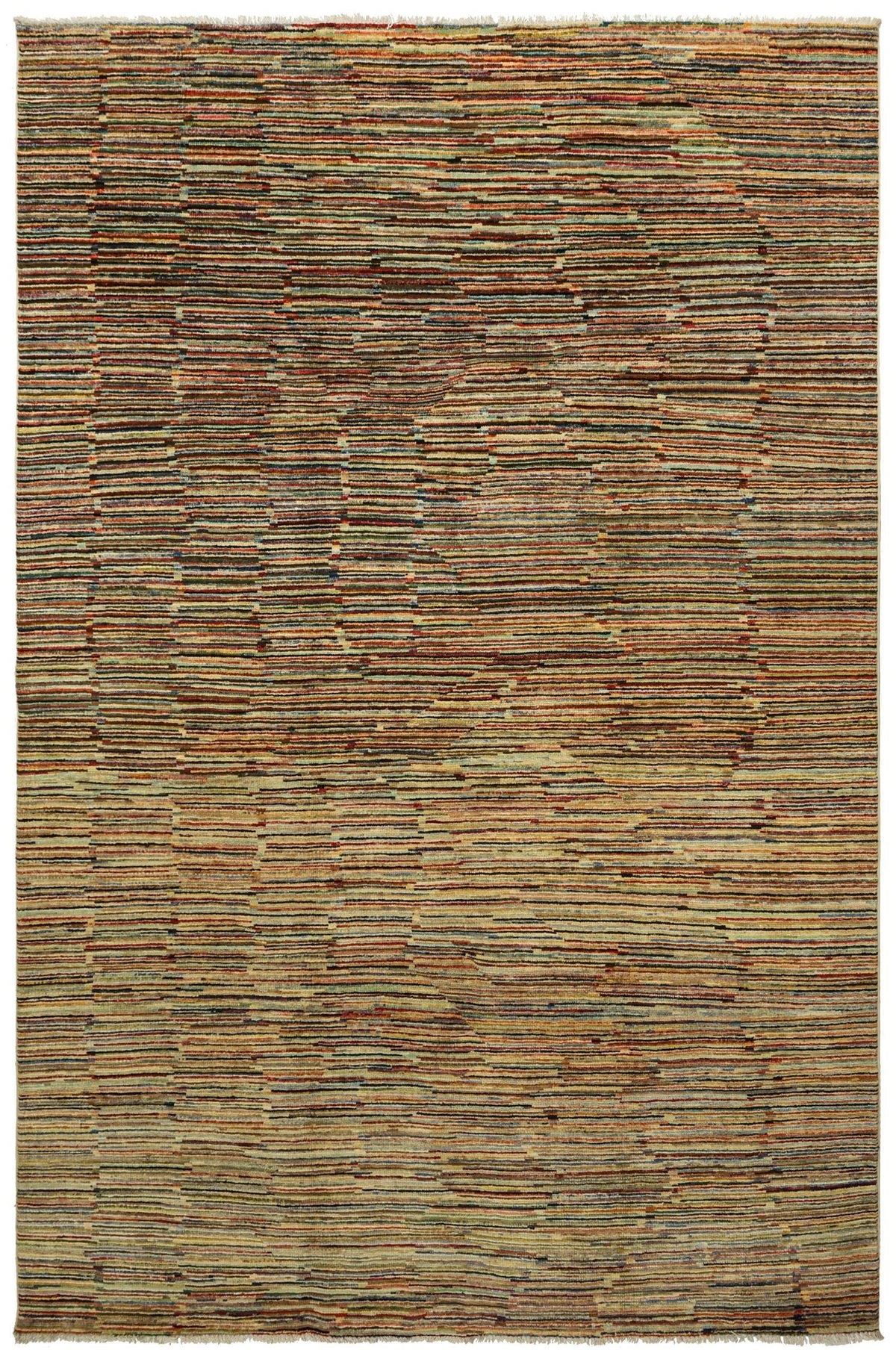 Abrash Handwoven Tribal Rug