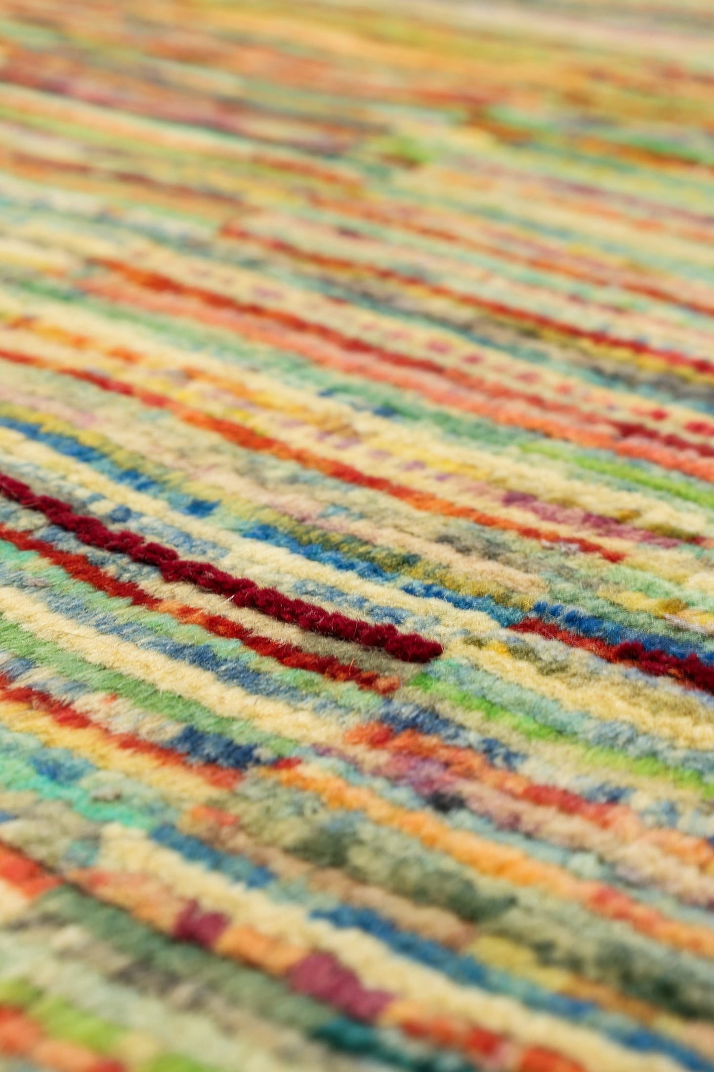 Abrash Handwoven Tribal Rug, J79561