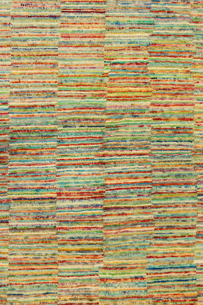 Abrash Handwoven Tribal Rug, J79561