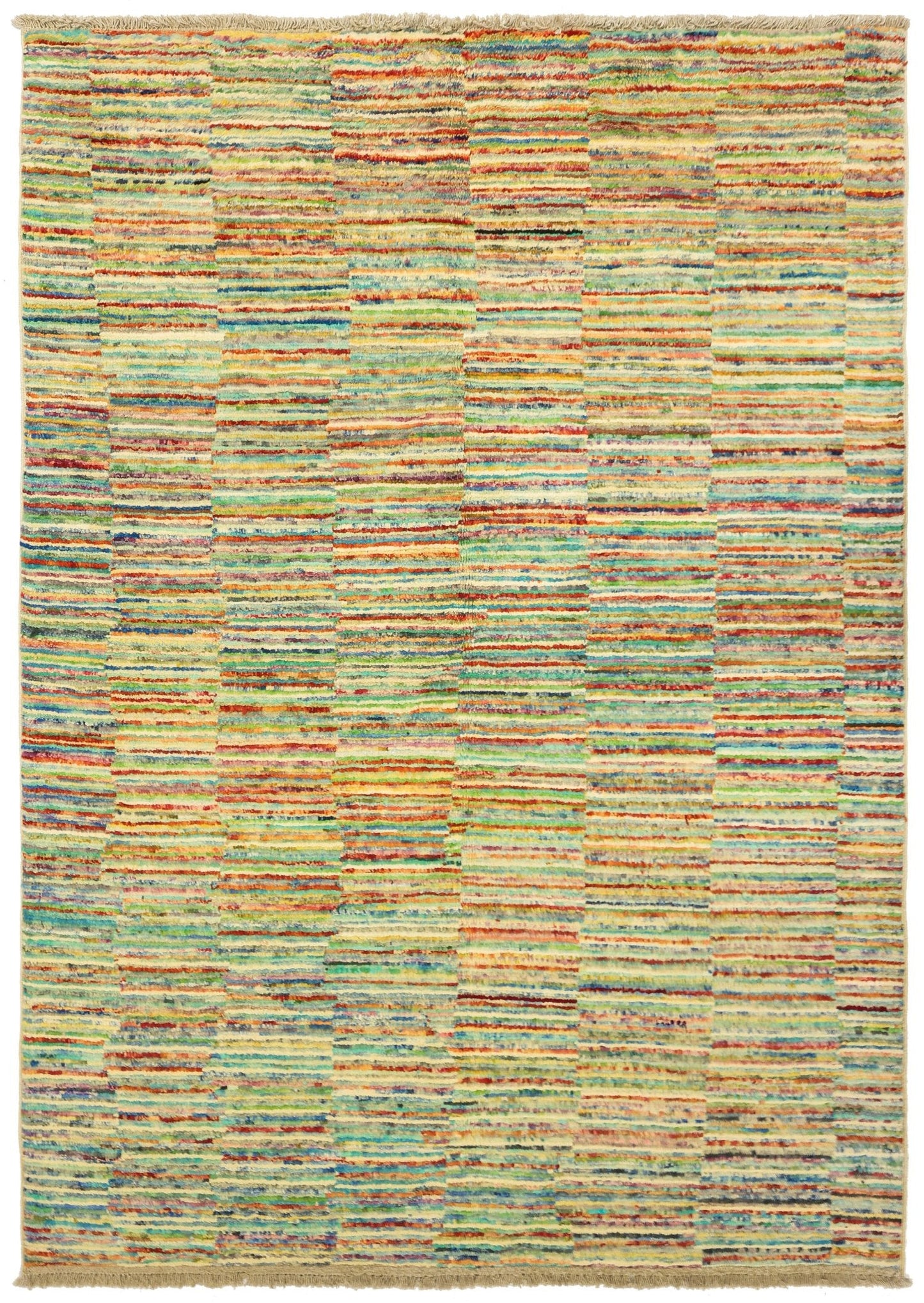 Abrash Handwoven Tribal Rug