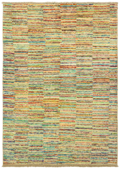 Abrash Handwoven Tribal Rug