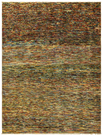 Abrash Handwoven Tribal Rug