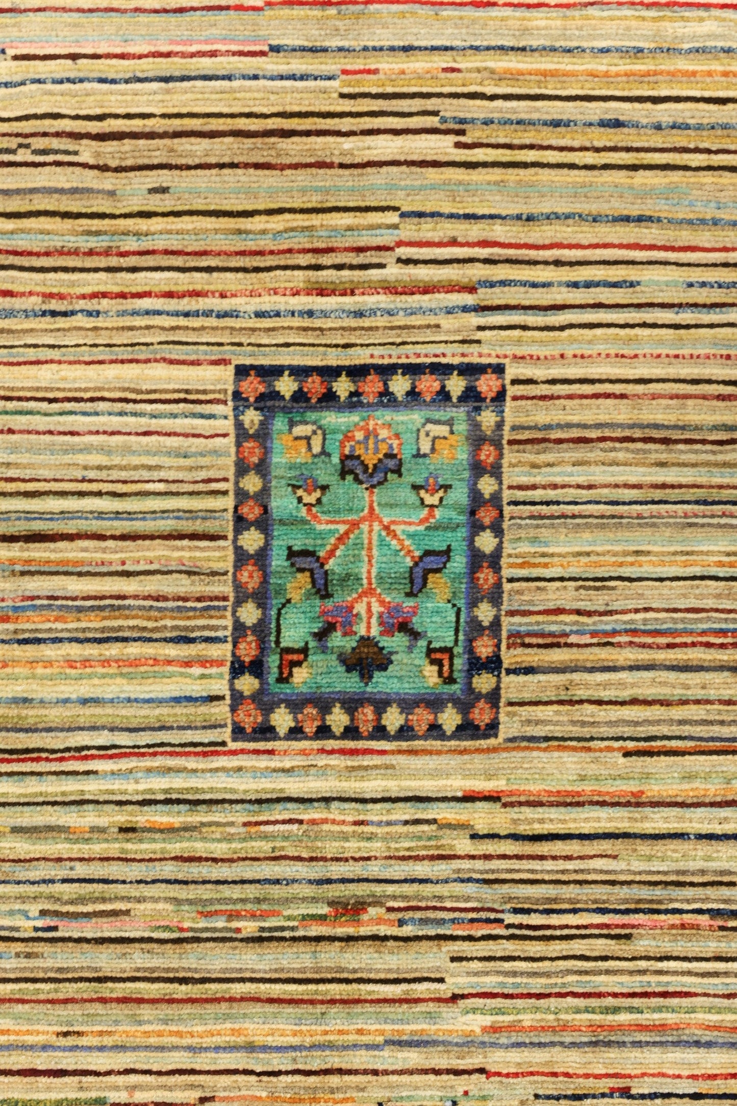 Abrash Handwoven Tribal Rug, J79563