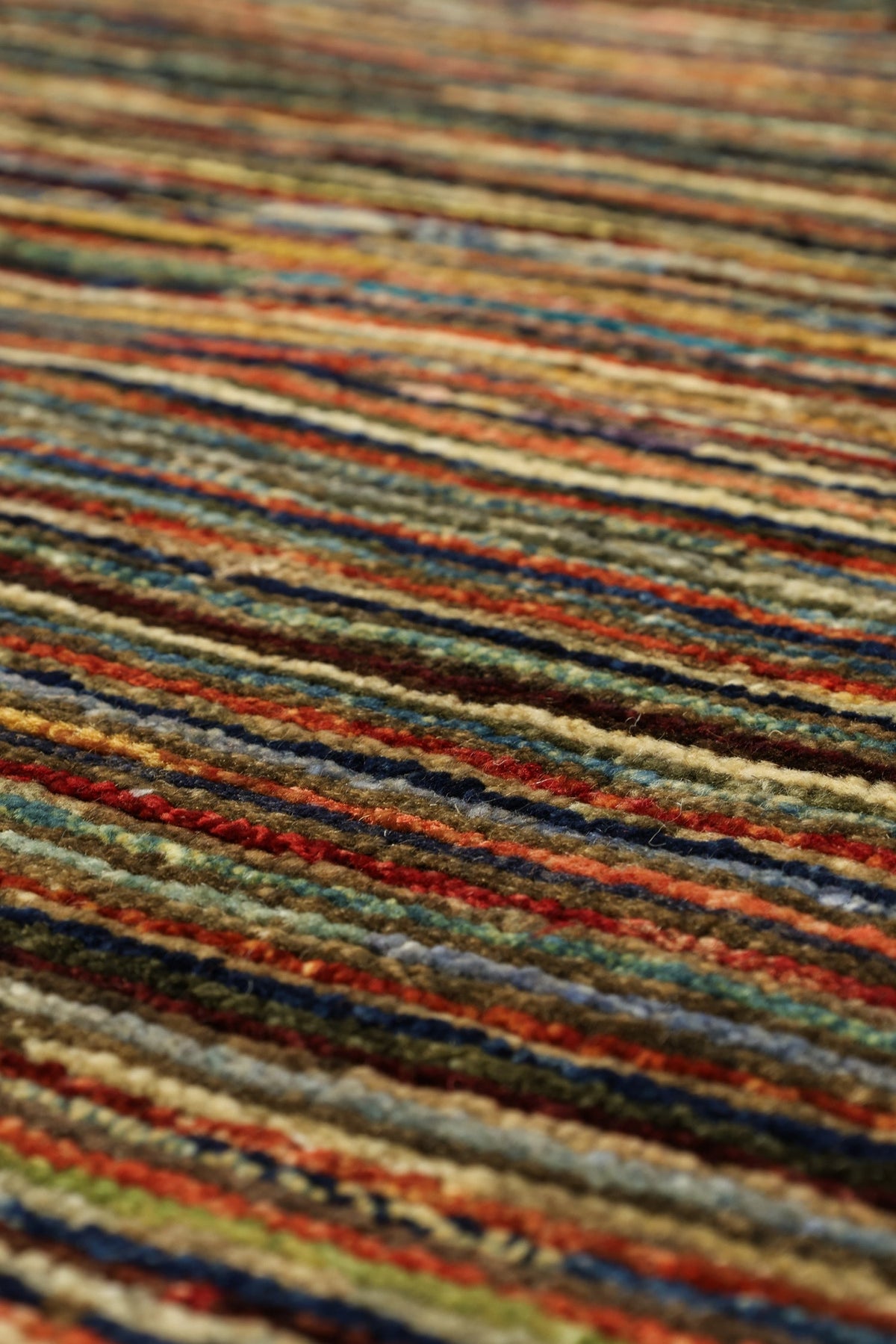 Abrash Handwoven Tribal Rug, J79564