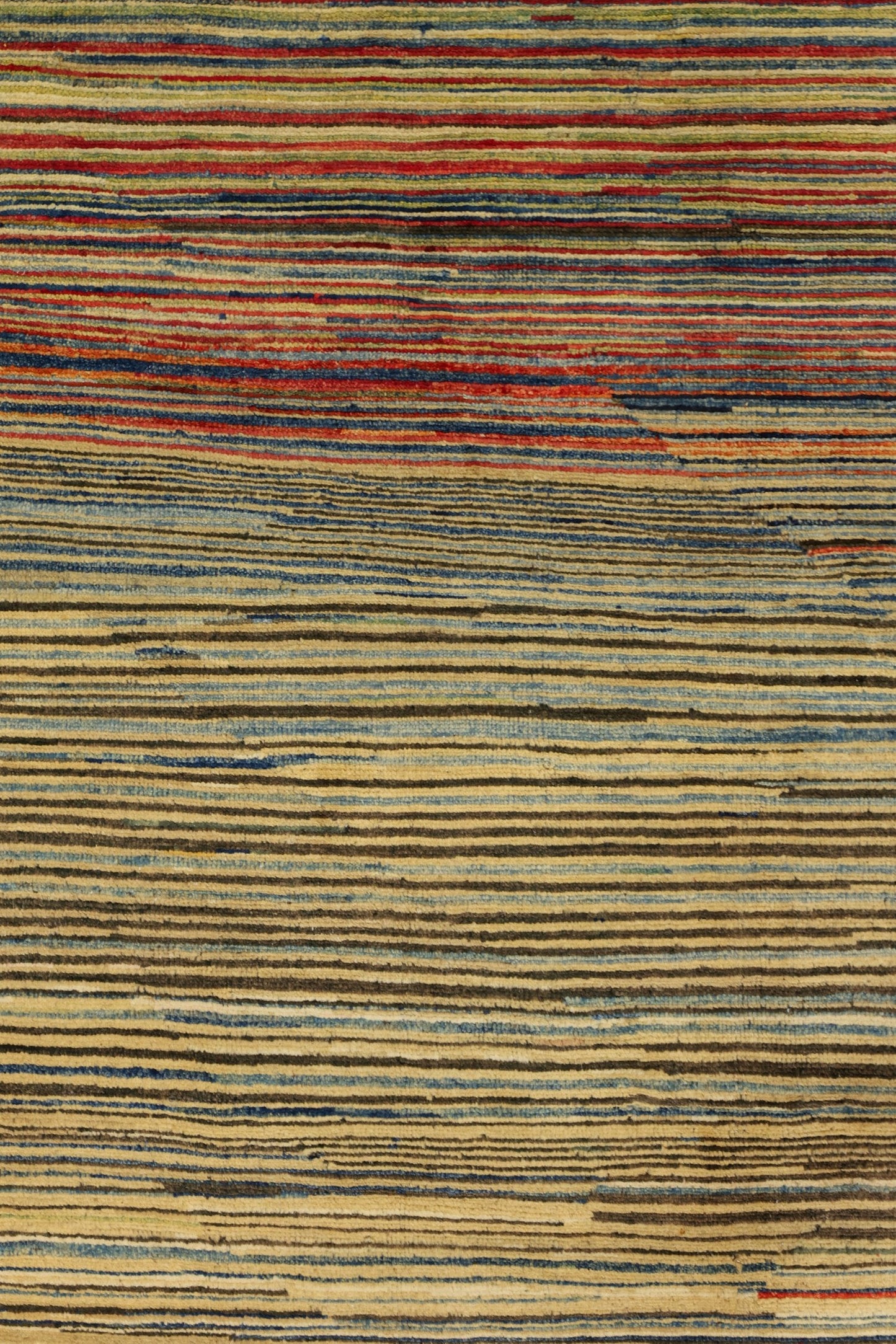 Abrash Handwoven Tribal Rug, J79571