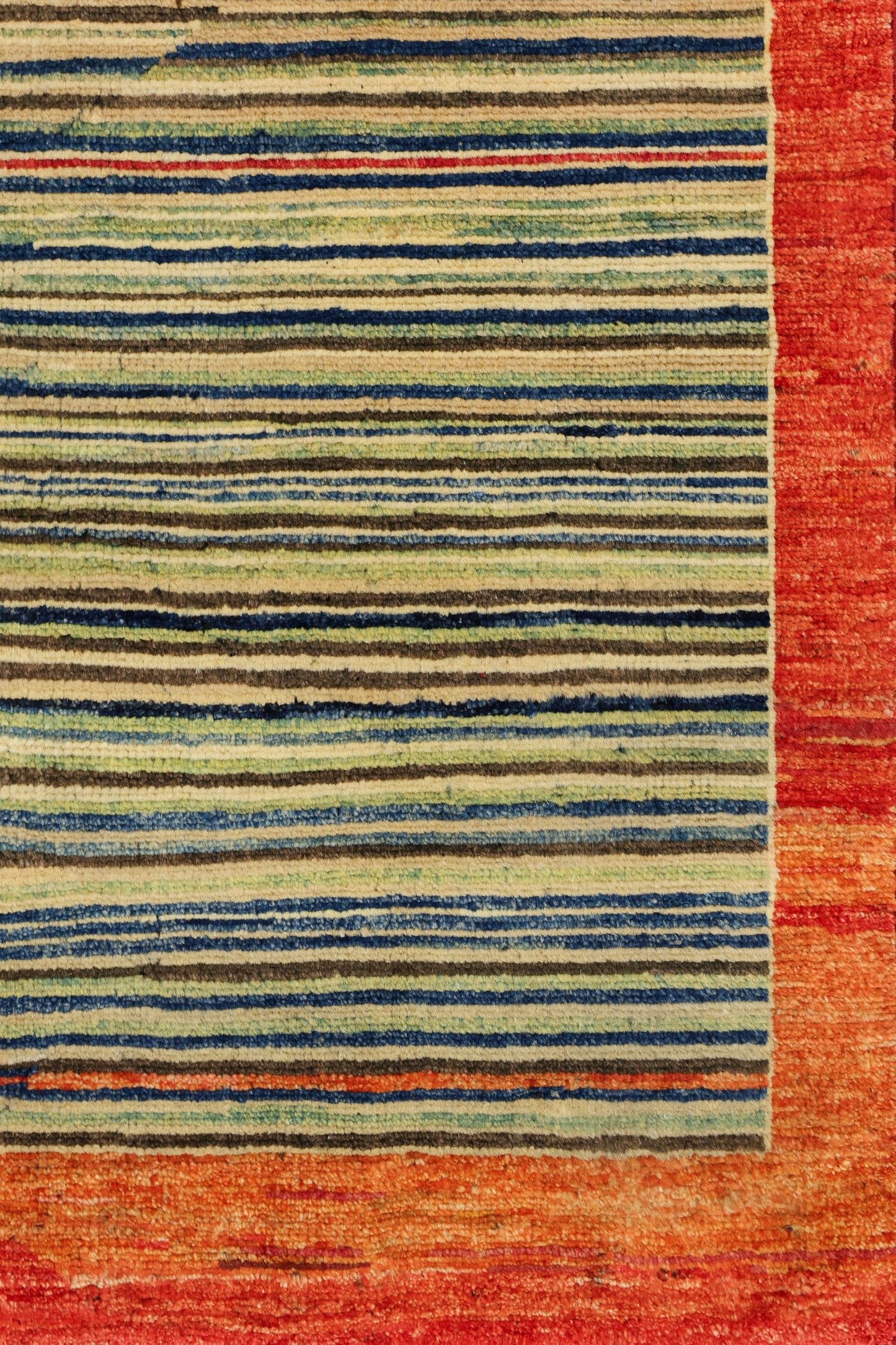 Abrash Handwoven Tribal Rug, J79571