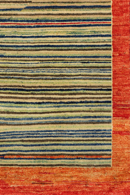 Abrash Handwoven Tribal Rug, J79571