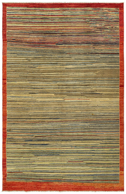Abrash Handwoven Tribal Rug