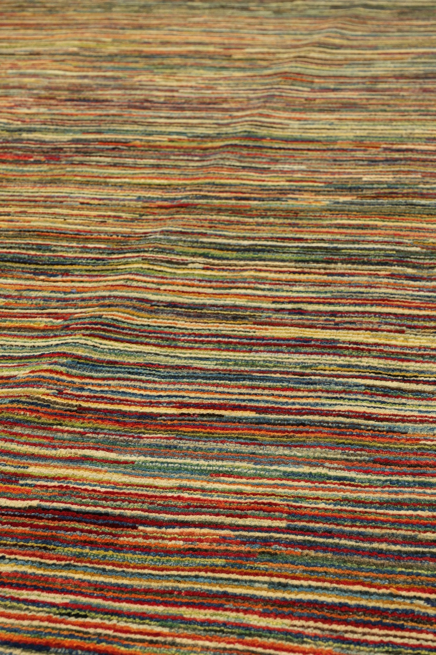 Abrash Handwoven Tribal Rug, J79574