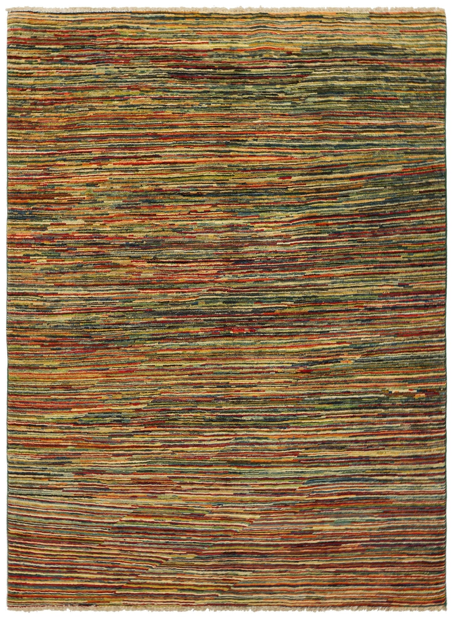 Abrash Handwoven Tribal Rug