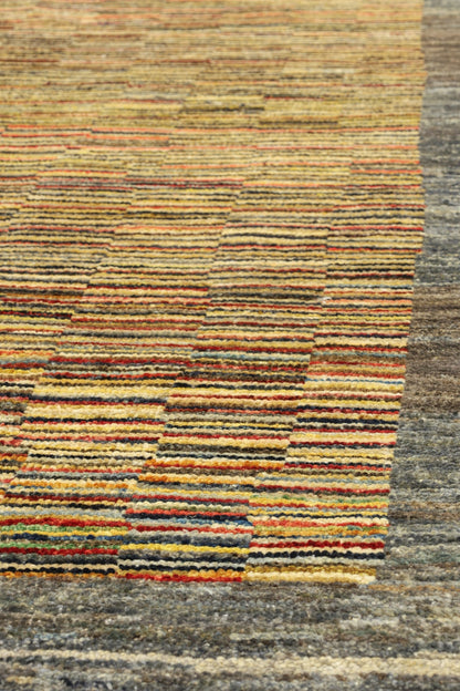 Abrash Handwoven Tribal Rug, J79575