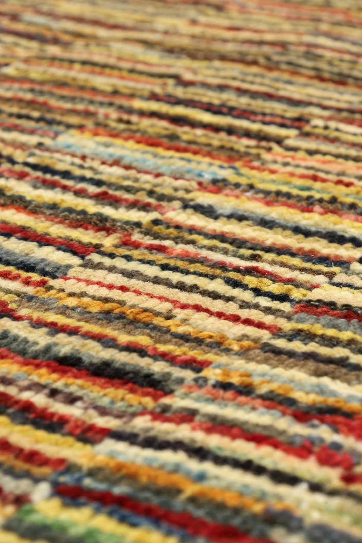 Abrash Handwoven Tribal Rug, J79575