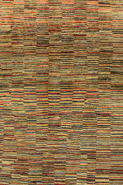 Abrash Handwoven Tribal Rug, J79575