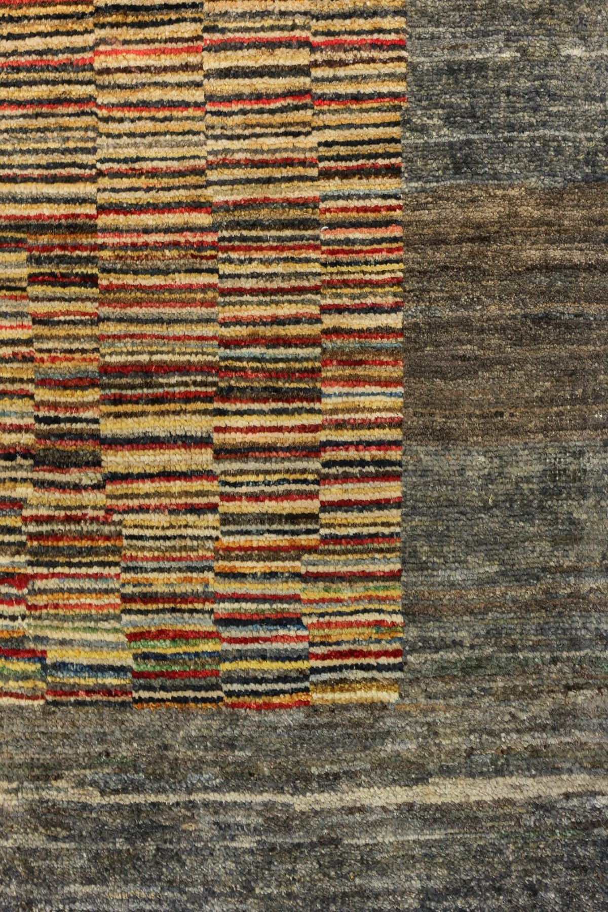 Abrash Handwoven Tribal Rug, J79575
