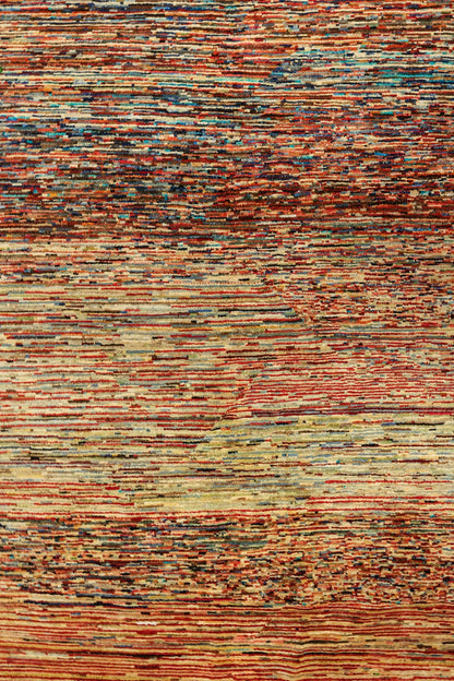 Abrash Handwoven Tribal Rug, J79579