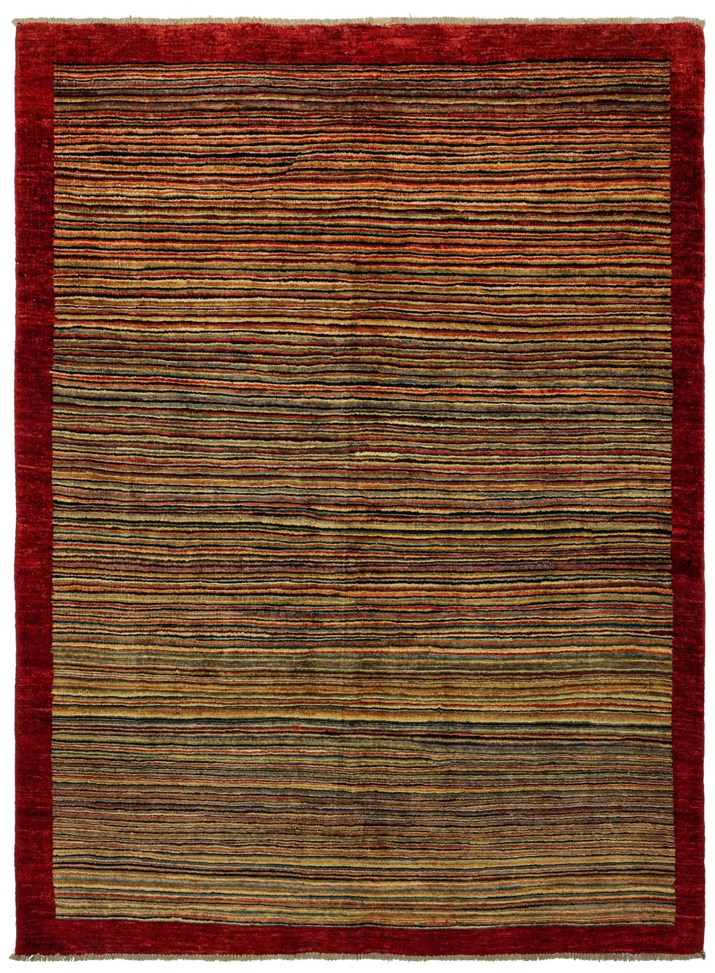 Abrash Handwoven Tribal Rug