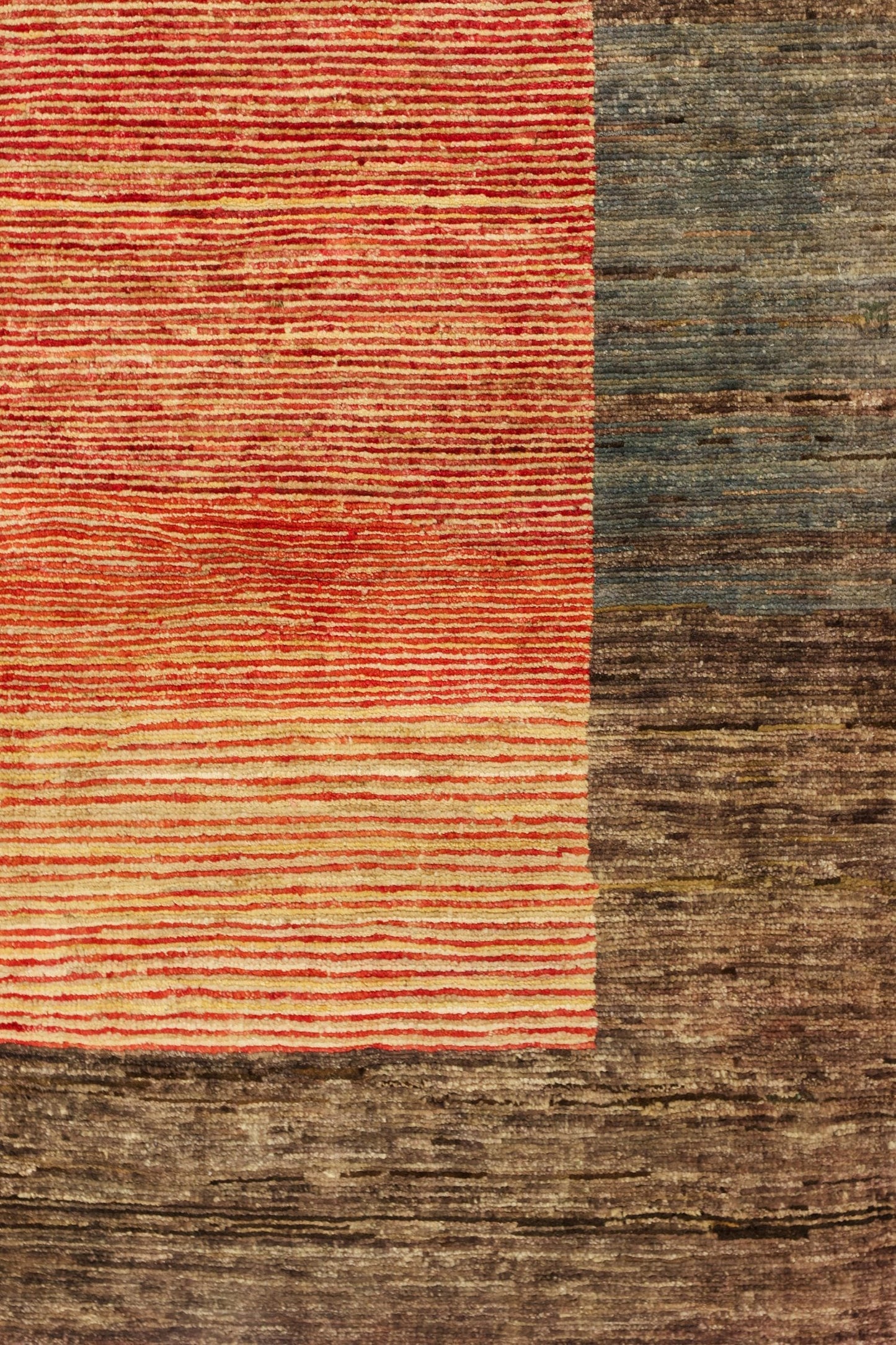 Abrash Handwoven Tribal Rug, J79586